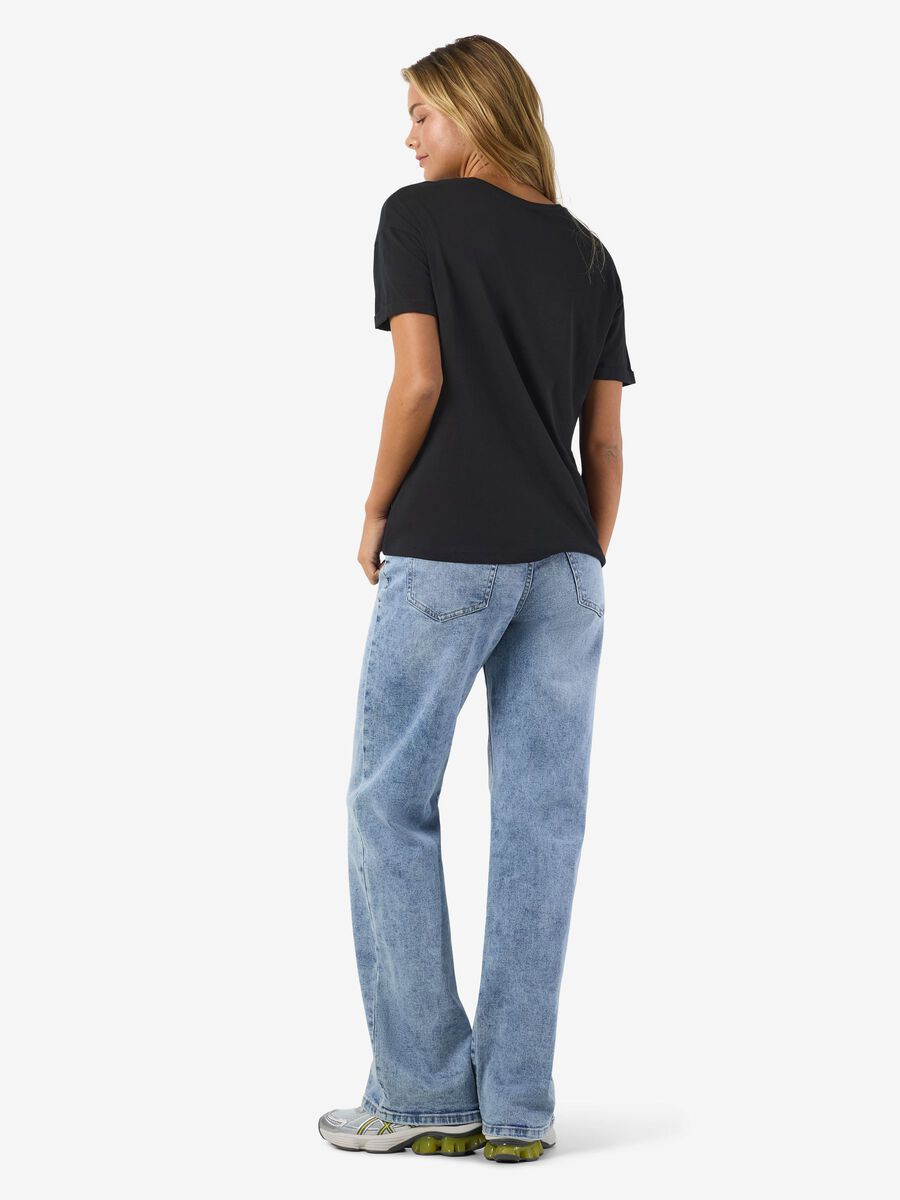 Carousel image - O-NECK T-SHIRT, Black | 3
