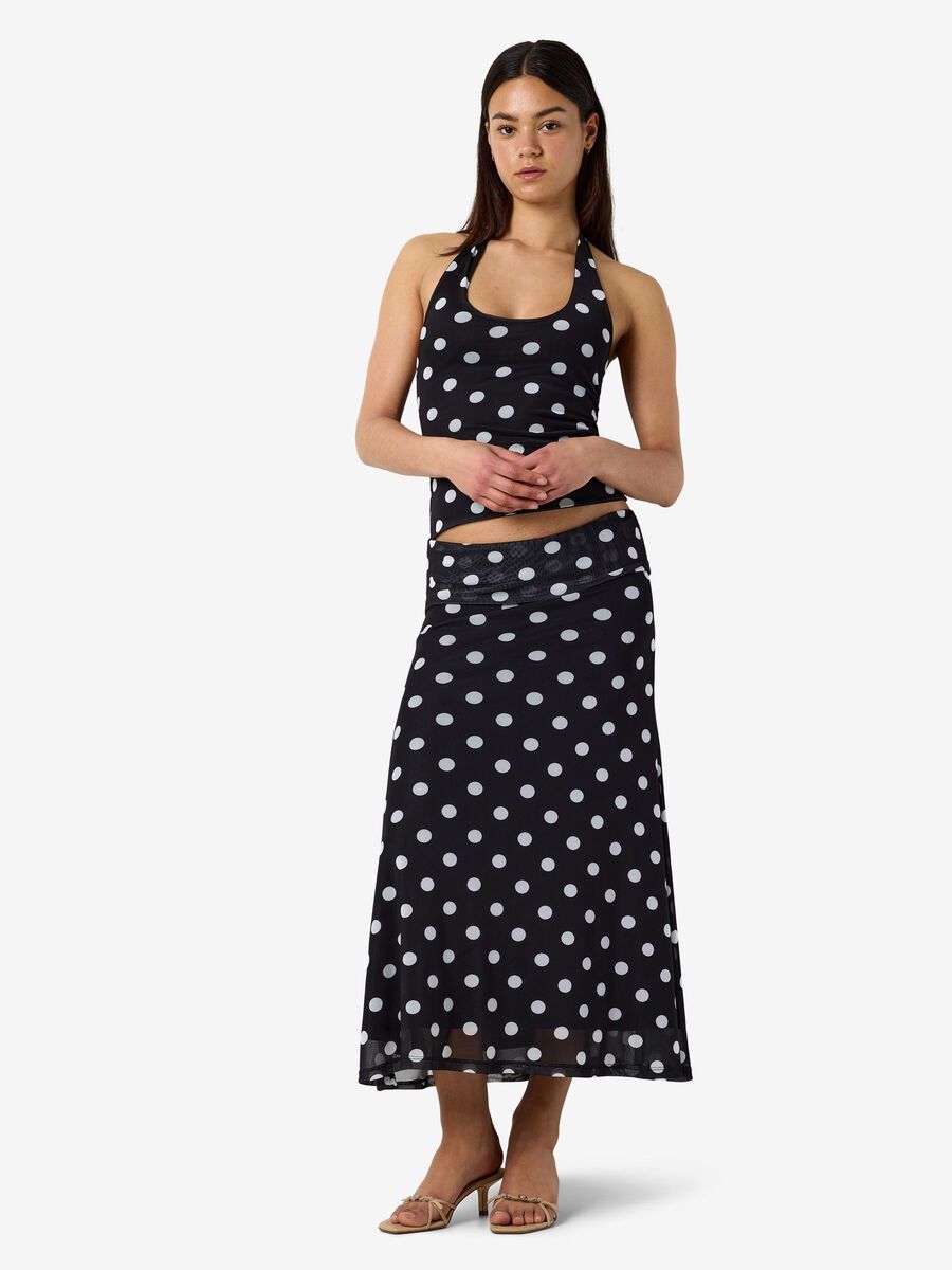 Product tile image - NMDOTTIE MESH SKIRT, Black | 27038692_Black_1317101