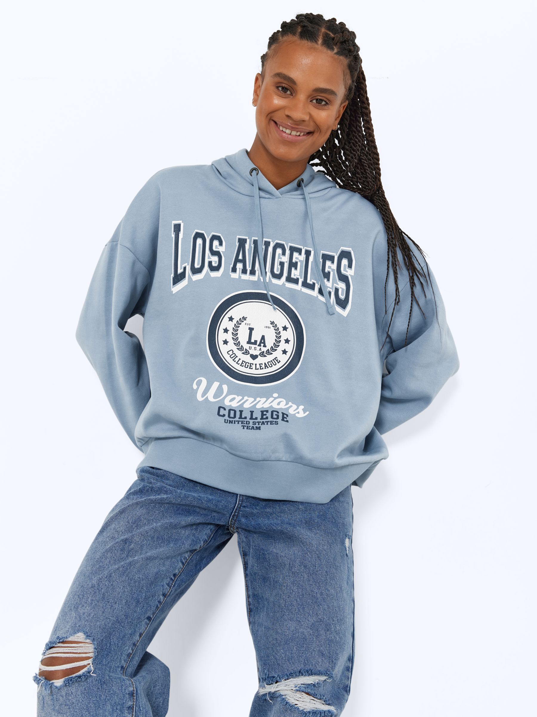 Los angeles hot sale oversized hoodie