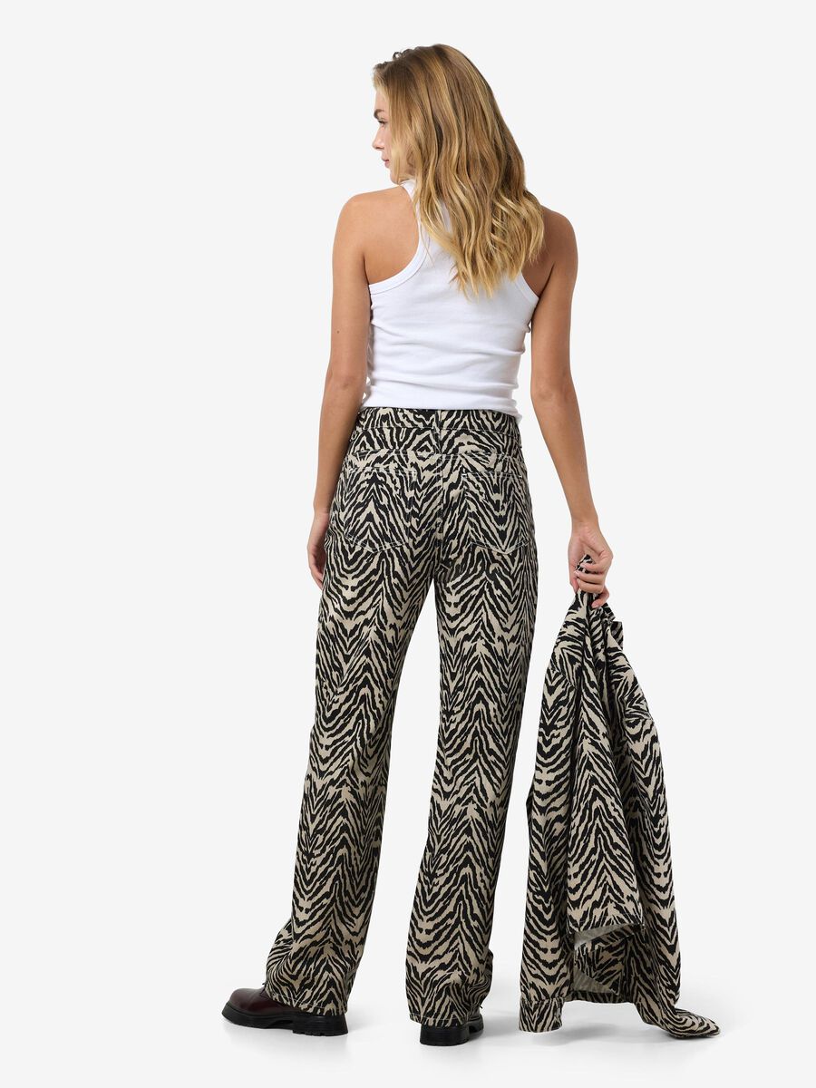 Noisy May NMMARLEY STRAIGHT FIT-JEANS, Ecru, highres - 27035260_Ecru_005.jpg
