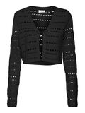 Noisy May CROPPED KNITTED CARDIGAN, Black, highres - 27022024_Black_001.jpg