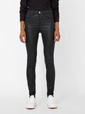 Noisy May NMLUCY NORMAL WAIST COATED TROUSERS, Black, highres - 27012453_Black_005.jpg