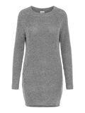 Product image thumbnail - KORT STRIKKET KJOLE, Medium Grey Melange | 2