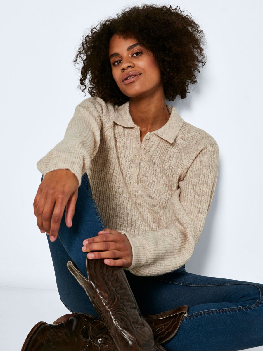 Noisy May BUTTONED KNITTED PULLOVER, Nomad, highres - 27019068_Nomad_007.jpg