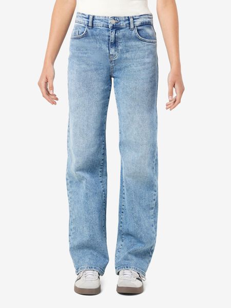 Noisy May NMYOLANDA STRAIGHT FIT-JEANS, Light Blue Denim, highres - 27025064_LightBlueDenim_003.jpg