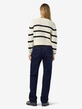 Product image thumbnail - PASIASTY SWETER Z DZIANINY, Eggnog | 8
