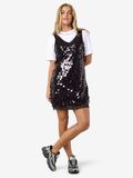 Product image thumbnail - PAILLETTE MINI-ROBE, Black | 6