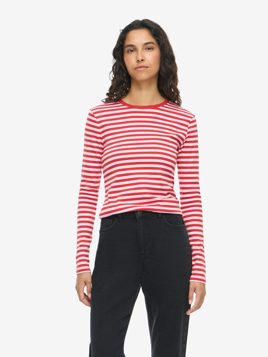 Product tile image - NMSTORMI  LONG SLEEVED TOP, Goji Berry | 27039515_GojiBerry_1339387