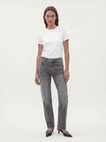 Product image thumbnail - NMYOLANDA STRAIGHT FIT JEANS, Dark Grey Denim | 7