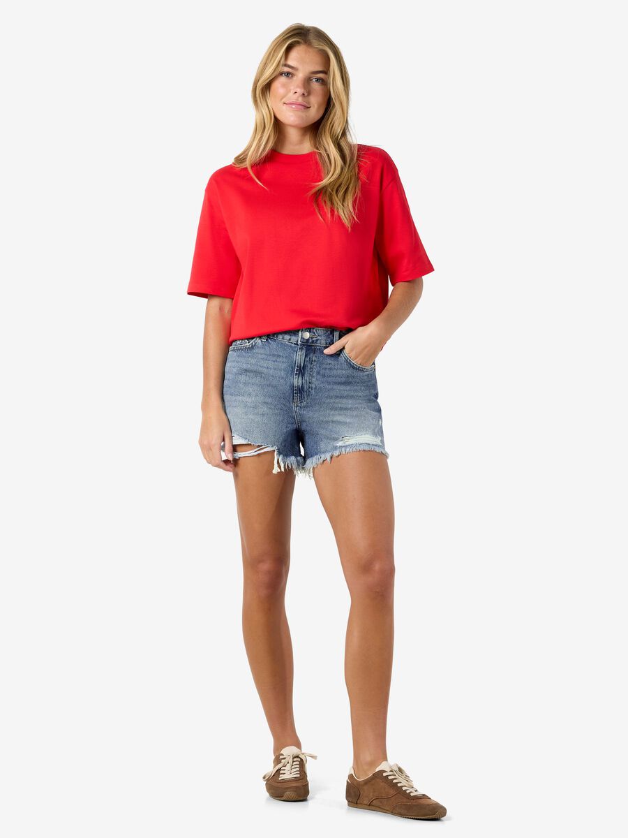 Carousel image - NMOLESIA JEANSOWE SZORTY, Medium Blue Denim | 4