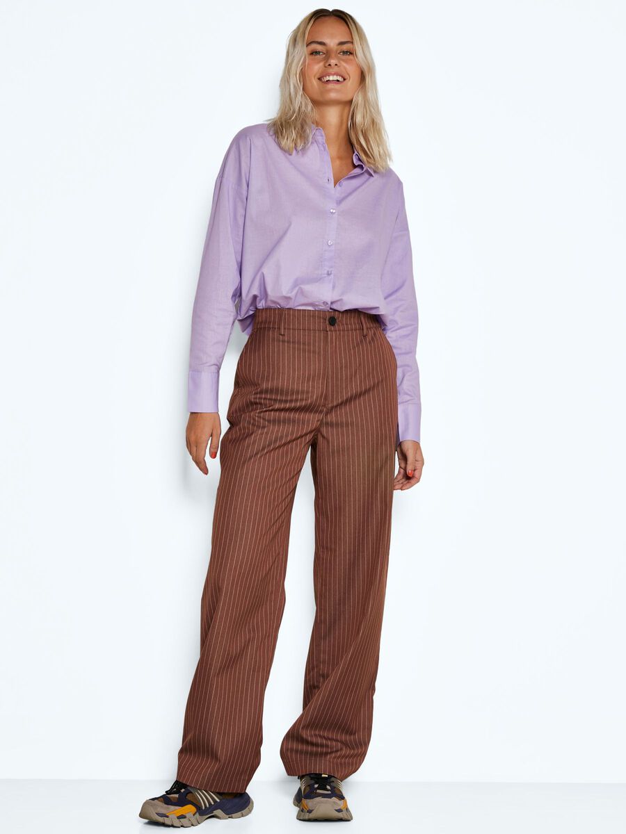 Noisy May HIGH WAISTED TROUSERS, Cappuccino, highres - 27021962_Cappuccino_967674_007.jpg
