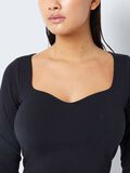 Noisy May LANGE MOUWEN SWEETHEART TOP, Black, highres - 27027538_Black_006.jpg