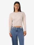 Product image thumbnail - NMSLOAN KNITTED TOP, Birch | 1