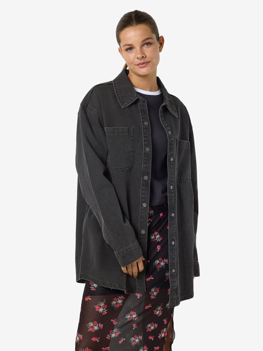 Product tile image - GIACCA-CAMICIA, Black Denim | 27031016_BlackDenim