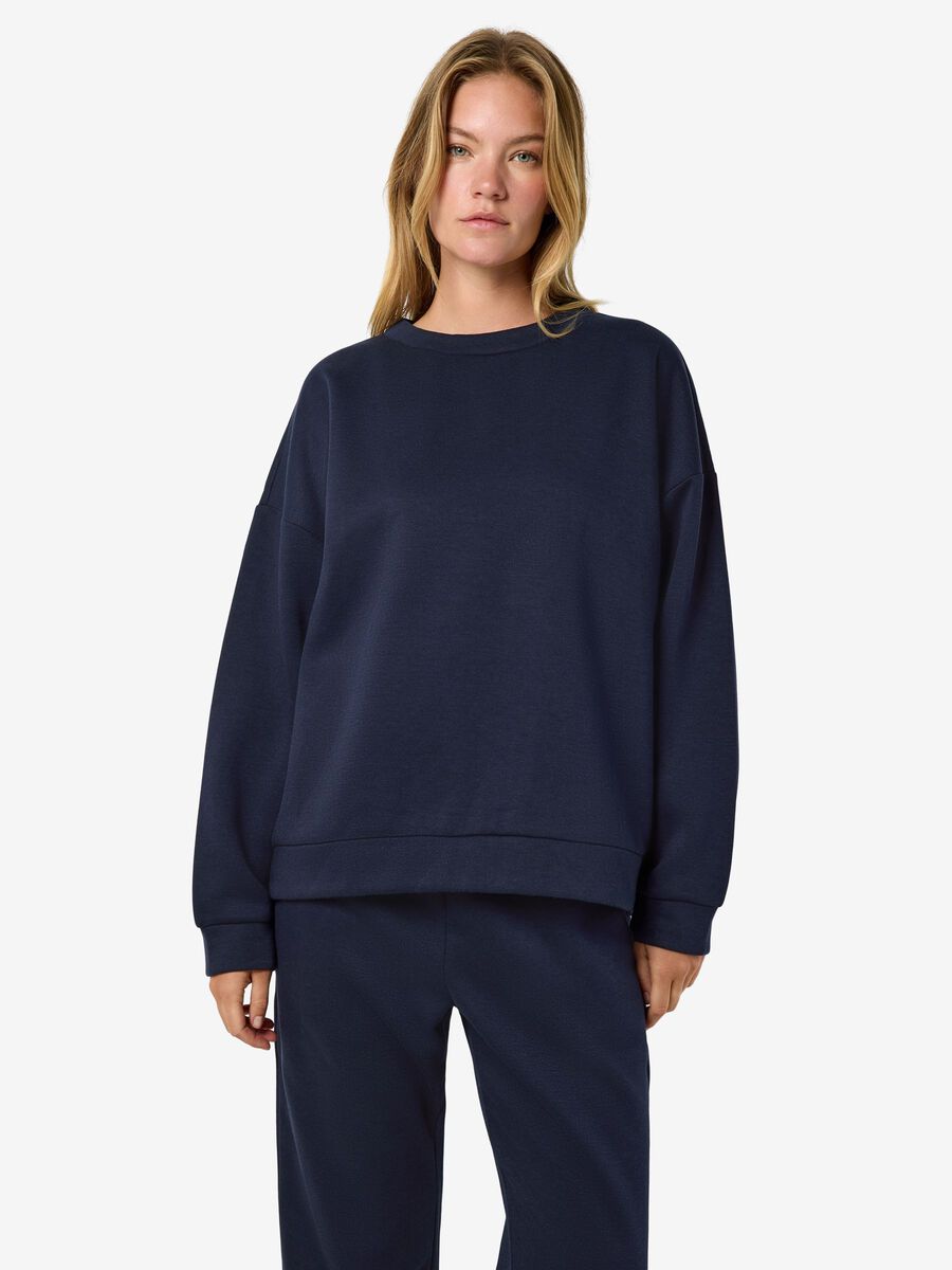 Product tile image NMBLOOM SWEAT-SHIRT, Navy Blazer 27039511_NavyBlazer