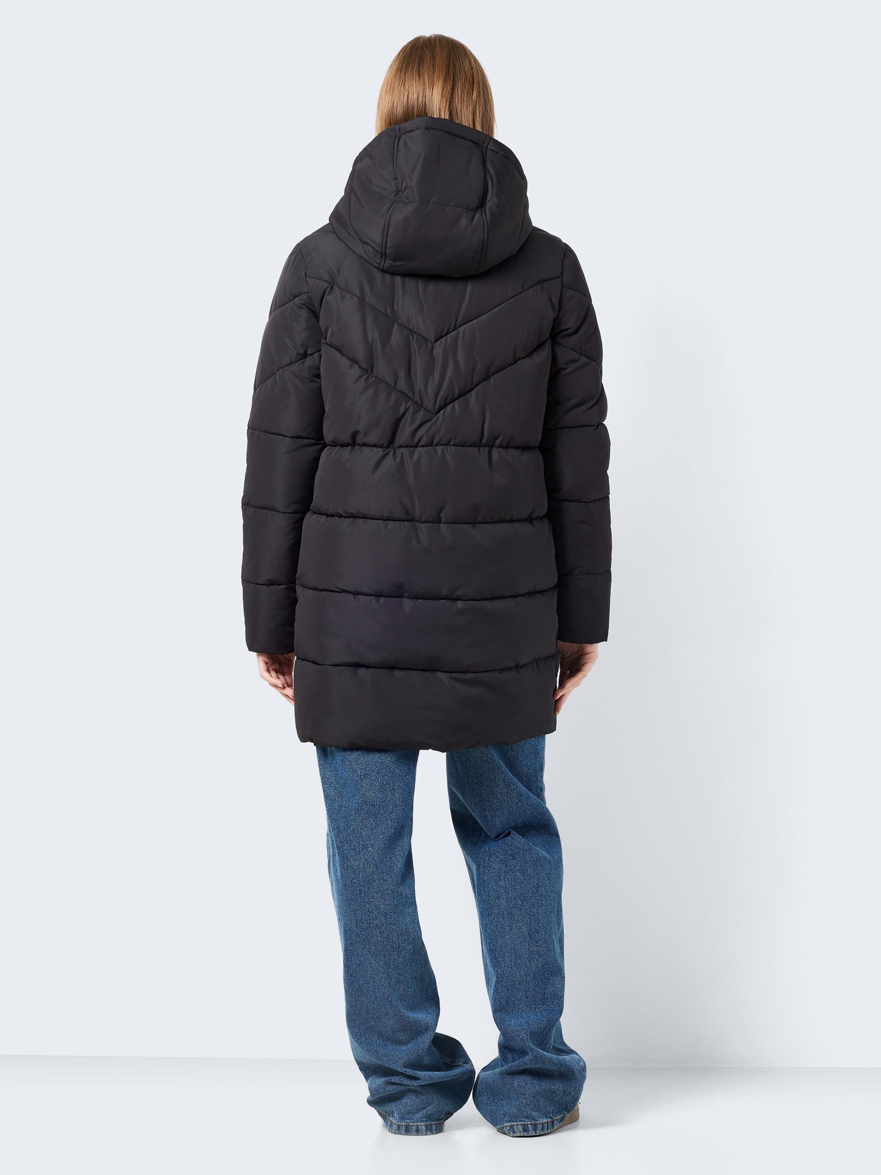 Bershka long puffer coat cheap