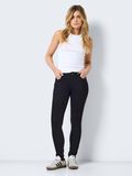 Noisy May NMJEN NORMAL WAISTED SKINNY FIT JEANS, Black, highres - 27030582_Black_004.jpg
