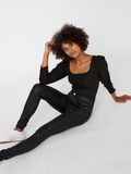 Noisy May NMLUCY NORMAL WAIST COATED TROUSERS, Black, highres - 27012453_Black_007.jpg