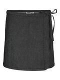 Product image thumbnail - NMNICKI MINI WRAP SKIRT, Grey Denim | 2