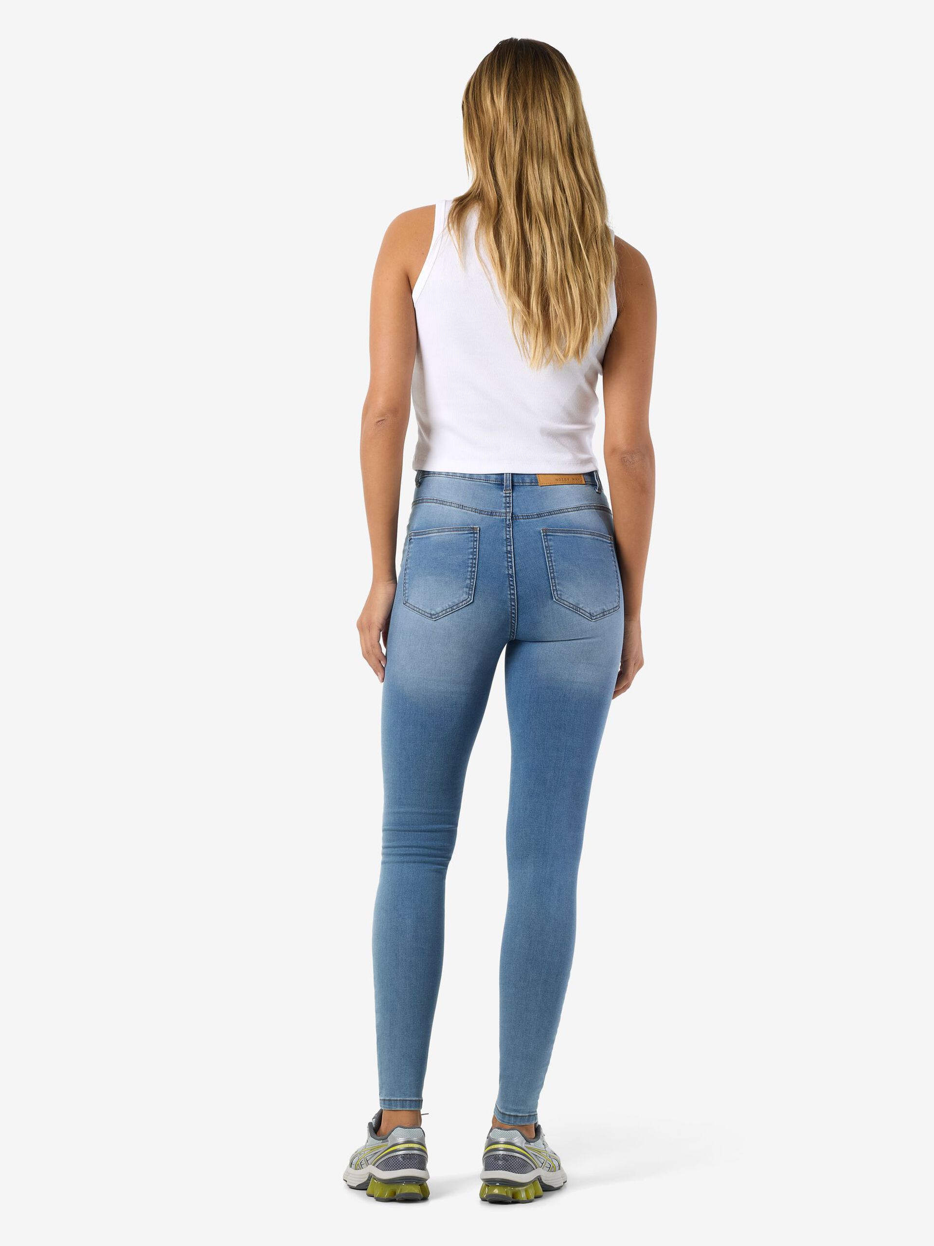 Carousel image - NMCALLIE SKINNY FIT JEANS, Light Blue Denim | 3