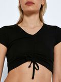 Noisy May CROPPED RUCHED TOP, Black, highres - 27021482_Black_006.jpg