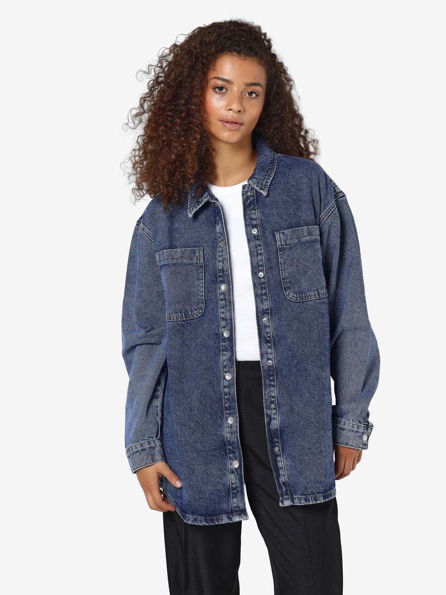 Noisy May LANG SPIJKERBLOUSE, Medium Blue Denim, highres - 27029309_MediumBlueDenim_007.jpg