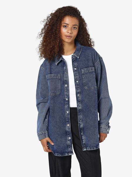 Noisy May LONG CHEMISE EN JEAN, Medium Blue Denim, highres - 27029309_MediumBlueDenim_007.jpg