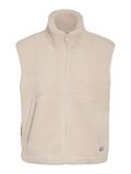 Product image thumbnail - NMMASEY - PELUCHE GILET SANS MANCHES, Silver Lining | 2