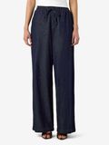 Product image thumbnail - NMENZA WIDE TRACK PANTS, Dark Blue Denim | 1