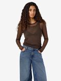 Product image thumbnail 6 NMJUDITH MESH LONG SLEEVED TOP, Chocolate Brown