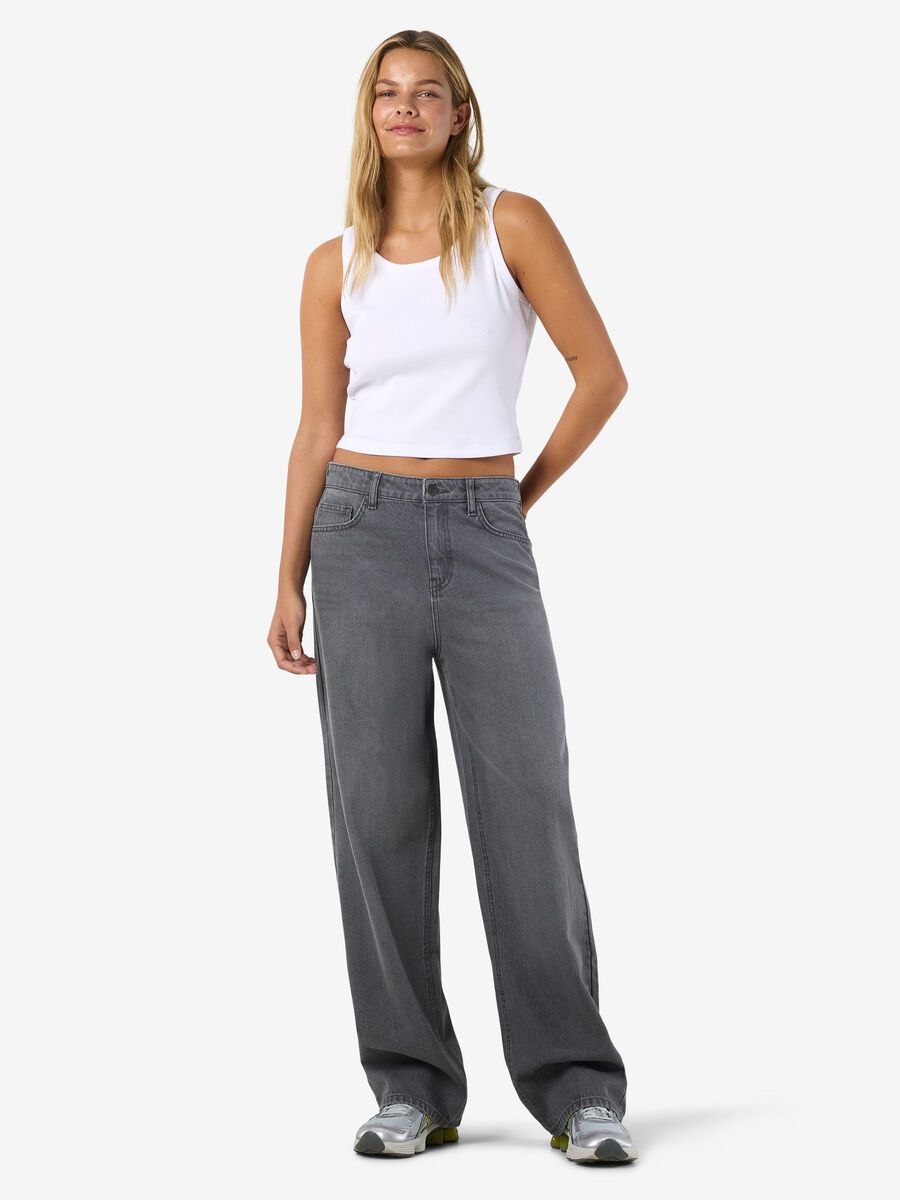 Carousel image - NMALEXA  BAGGY FIT JEANS, Medium Grey Denim | 4