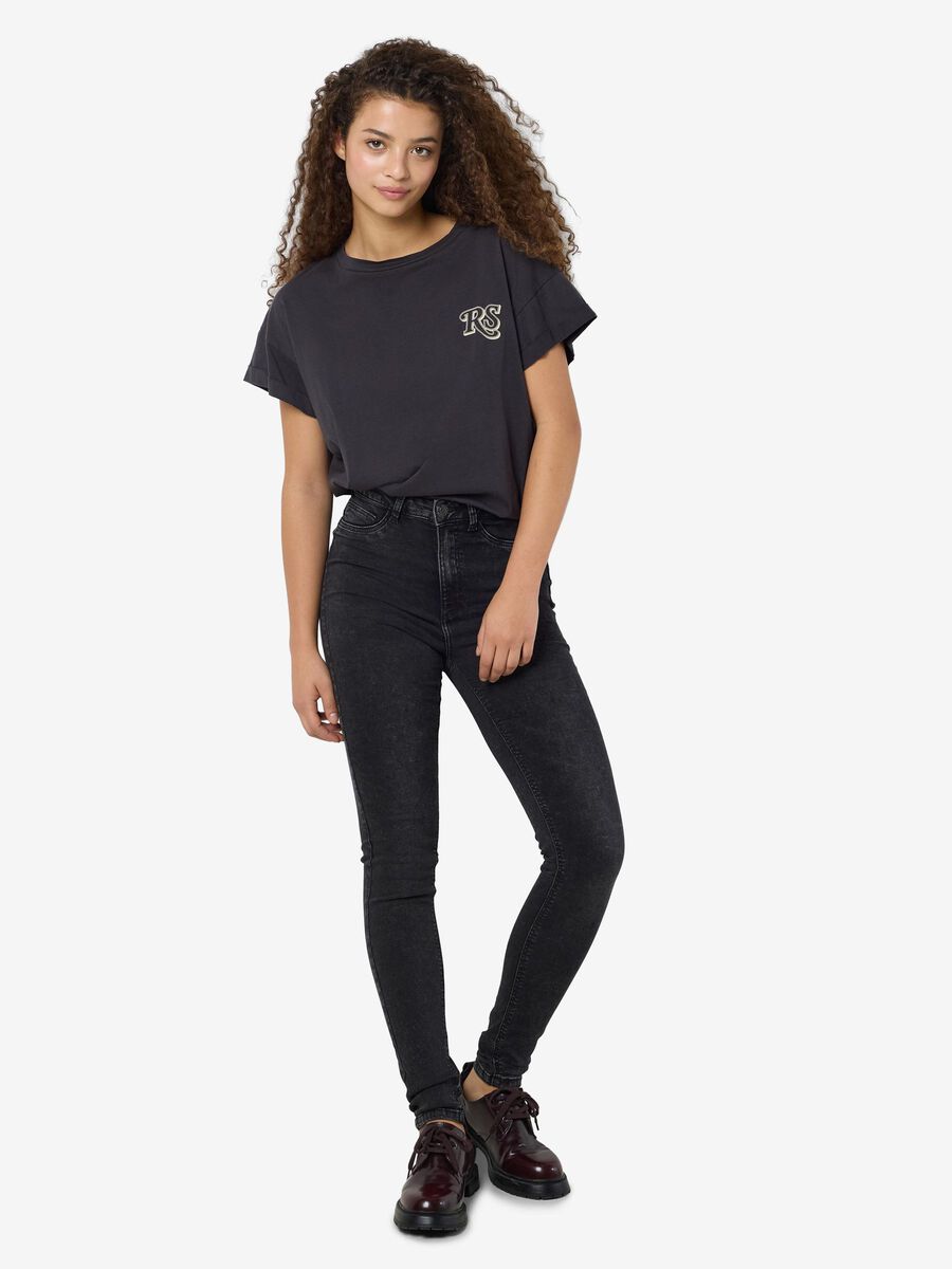 Noisy May NMCALLIE SKINNY FIT JEANS, Black, highres - 27030615_Black_008.jpg