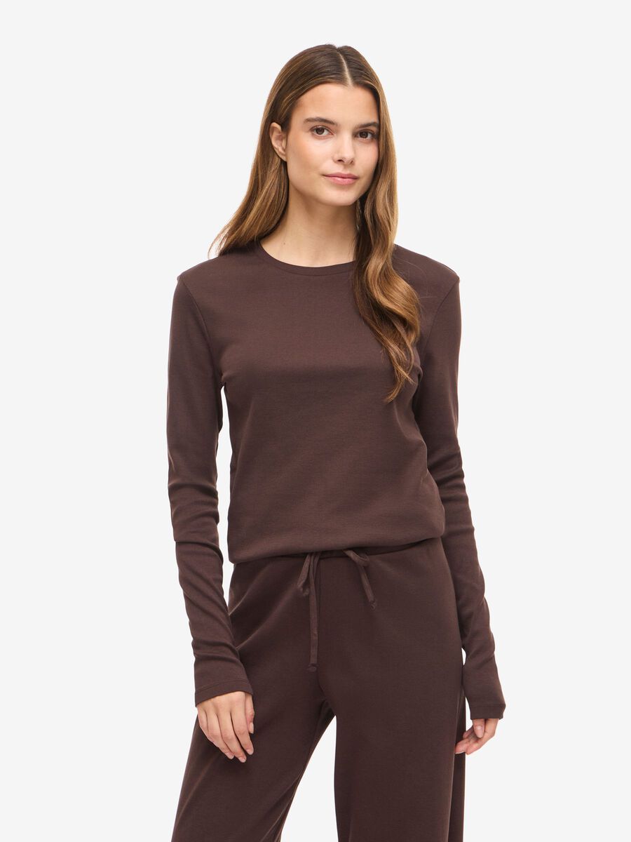 Product tile image - NMSTORMI  LONG SLEEVED TOP, Coffee Bean | 27039515_CoffeeBean