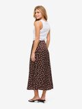 Product image thumbnail - EN SATIN JUPE MI-LONGUE, Chocolate Brown | 4