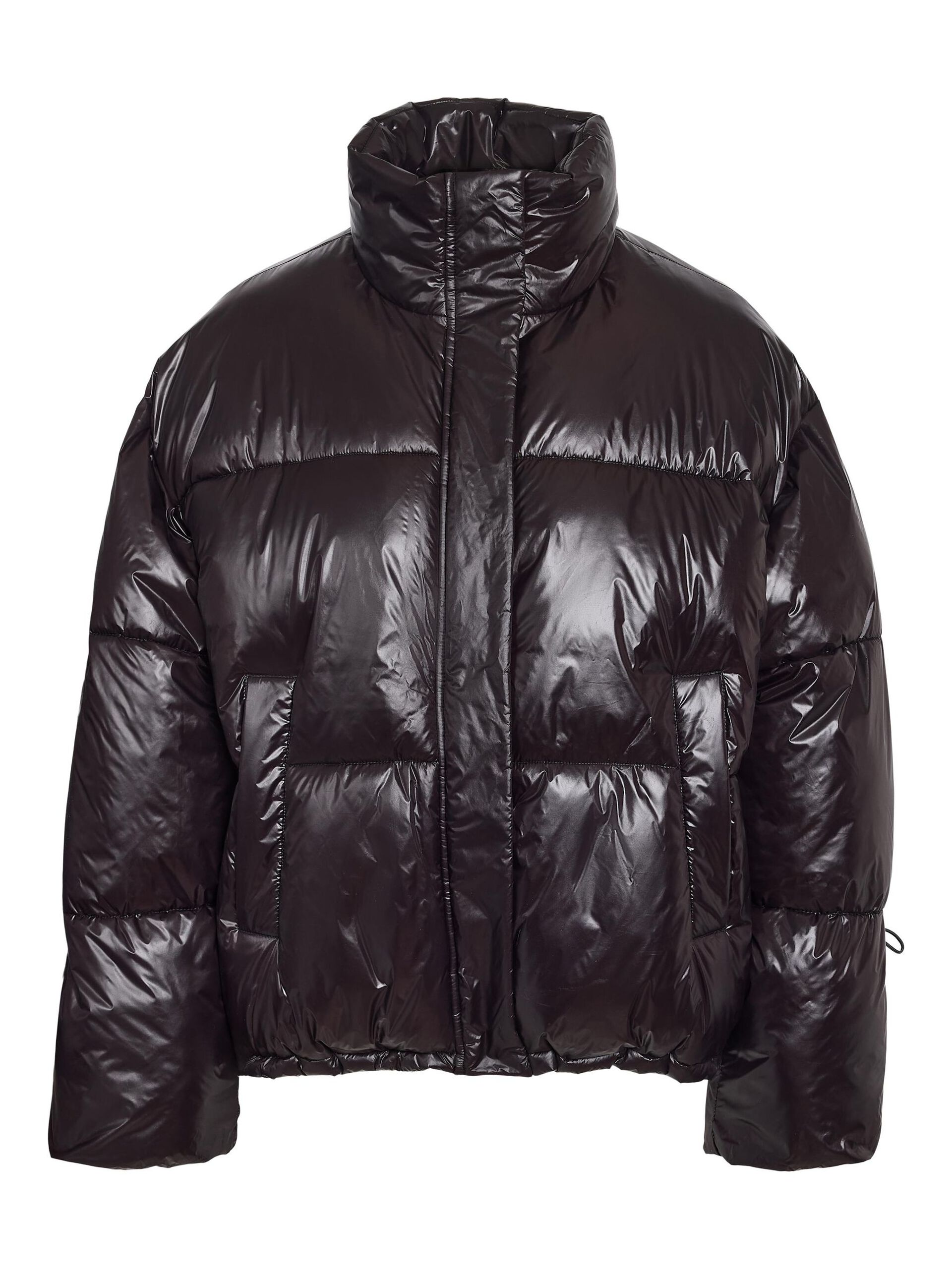 Carousel image - GECOAT GEWATTEERDE JAS, Black | 3