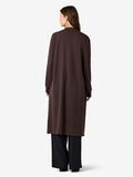 Product image thumbnail - LONG OPEN CARDIGAN, Chocolate Brown | 3