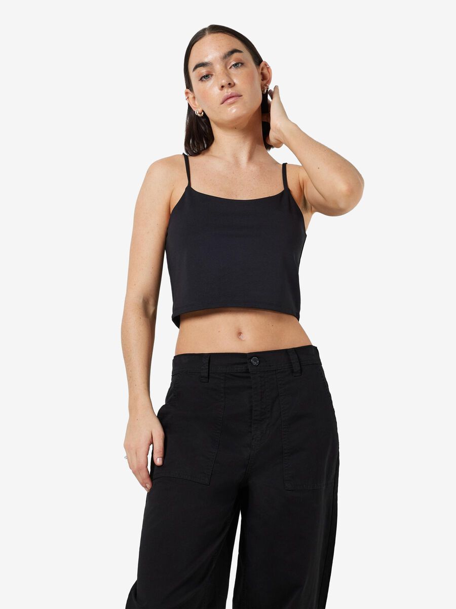 Noisy May RACCOURCI TOP SANS MANCHES, Black, highres - 27021450_Black_003.jpg