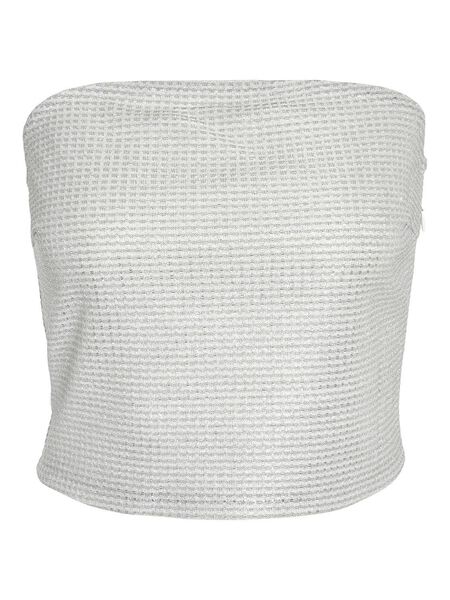 Noisy May AXELBANDSLÖS GLITTER TOPP, Silver, highres - 27027005_Silver_001.jpg