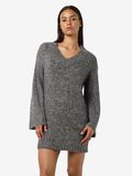 Product image thumbnail - NMGINNA KNITTED DRESS, Medium Grey Melange | 1