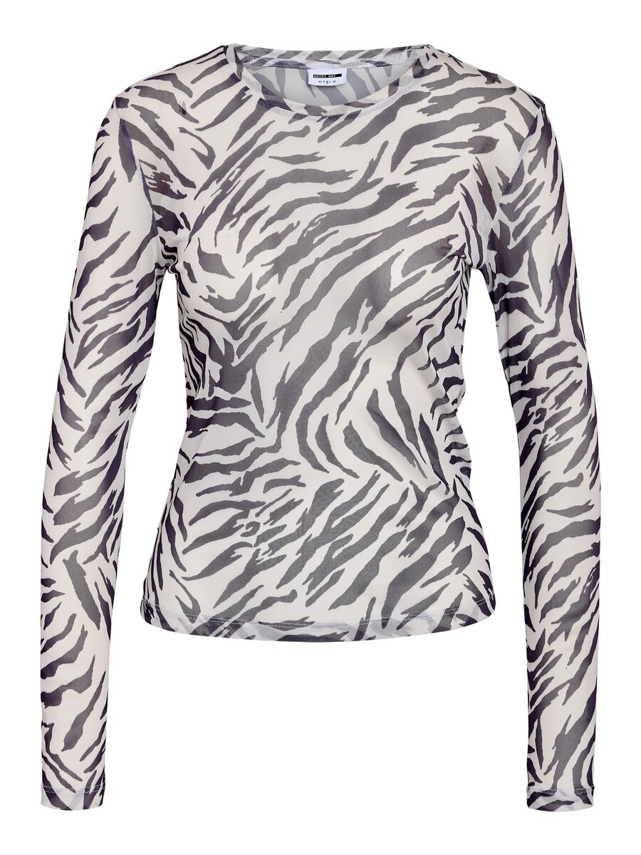 Noisy May LONG SLEEVED MESH TOP, Black, highres - 27023338_Black_1144071_001.jpg