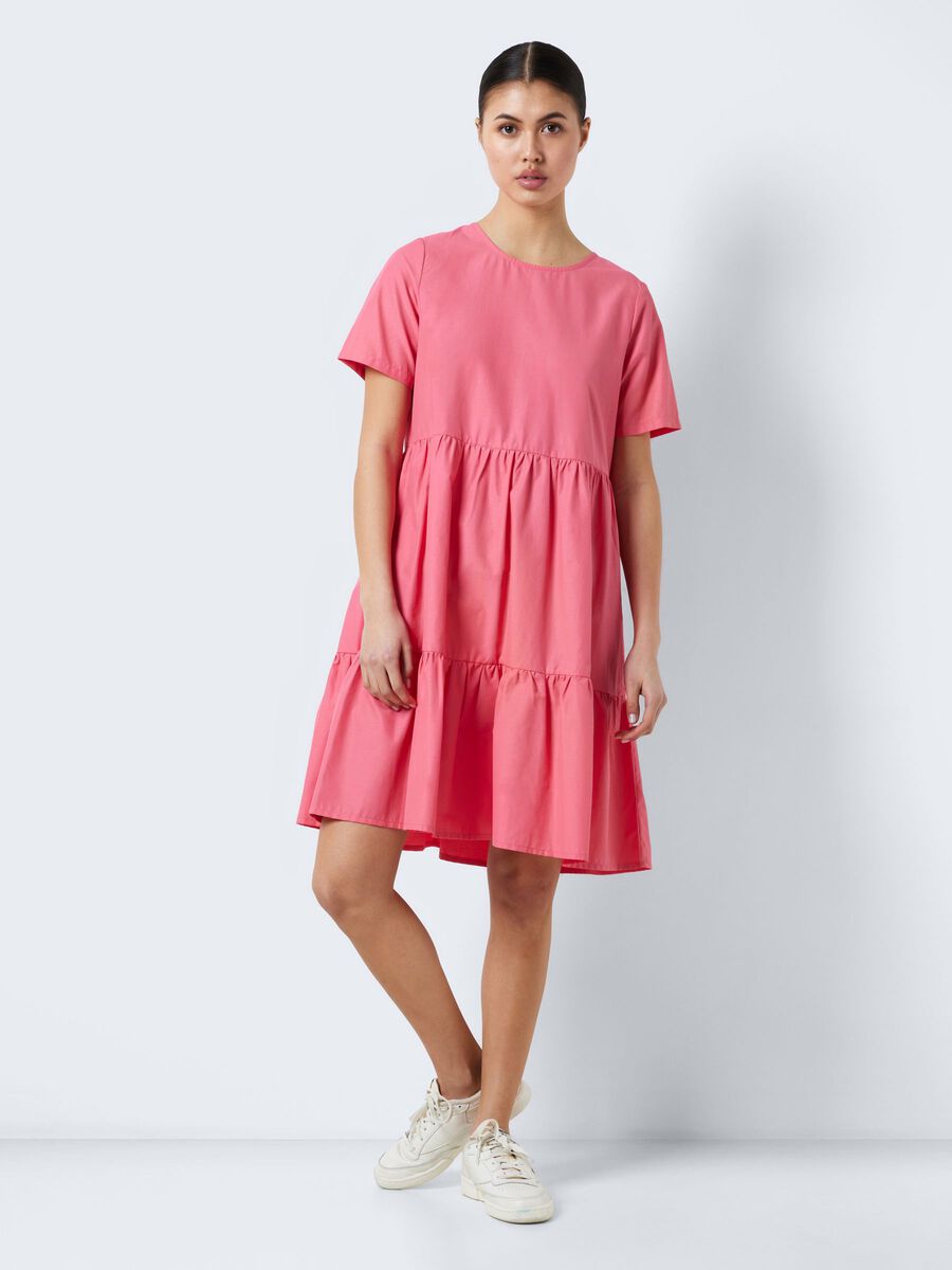 Noisy May SHORT TIERED DRESS, Sun Kissed Coral, highres - 27025216_SunKissedCoral_004.jpg