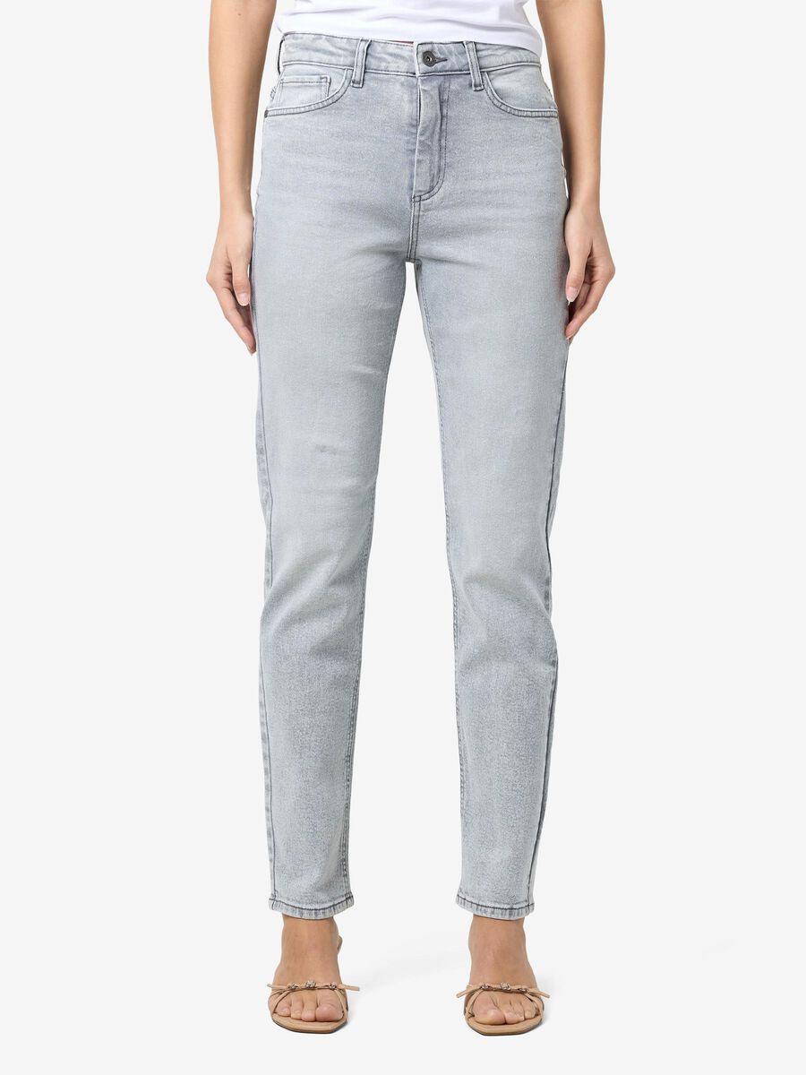 Noisy May NMMONI SLIM FIT JEANS, Light Grey Denim, highres - 27027468_LightGreyDenim_003.jpg