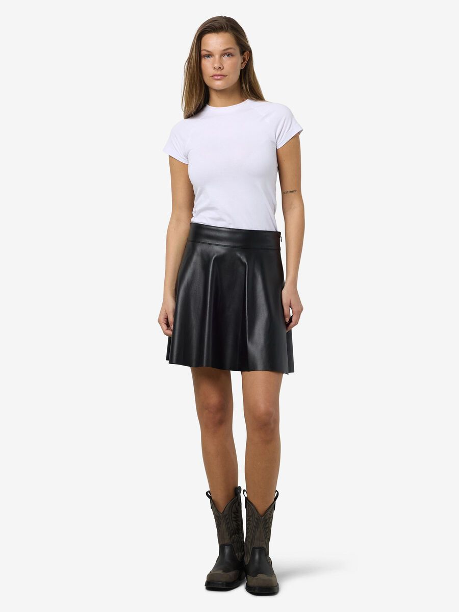 Noisy May FAUX LEATHER SKIRT, Black, highres - 27028748_Black_004.jpg