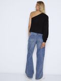 Noisy May ONE SHOULDER KNITTED PULLOVER, Black, highres - 27021048_Black_005.jpg