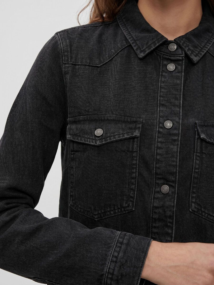 Carousel image - NMNEW DENIM DRESS, Black Denim | 5
