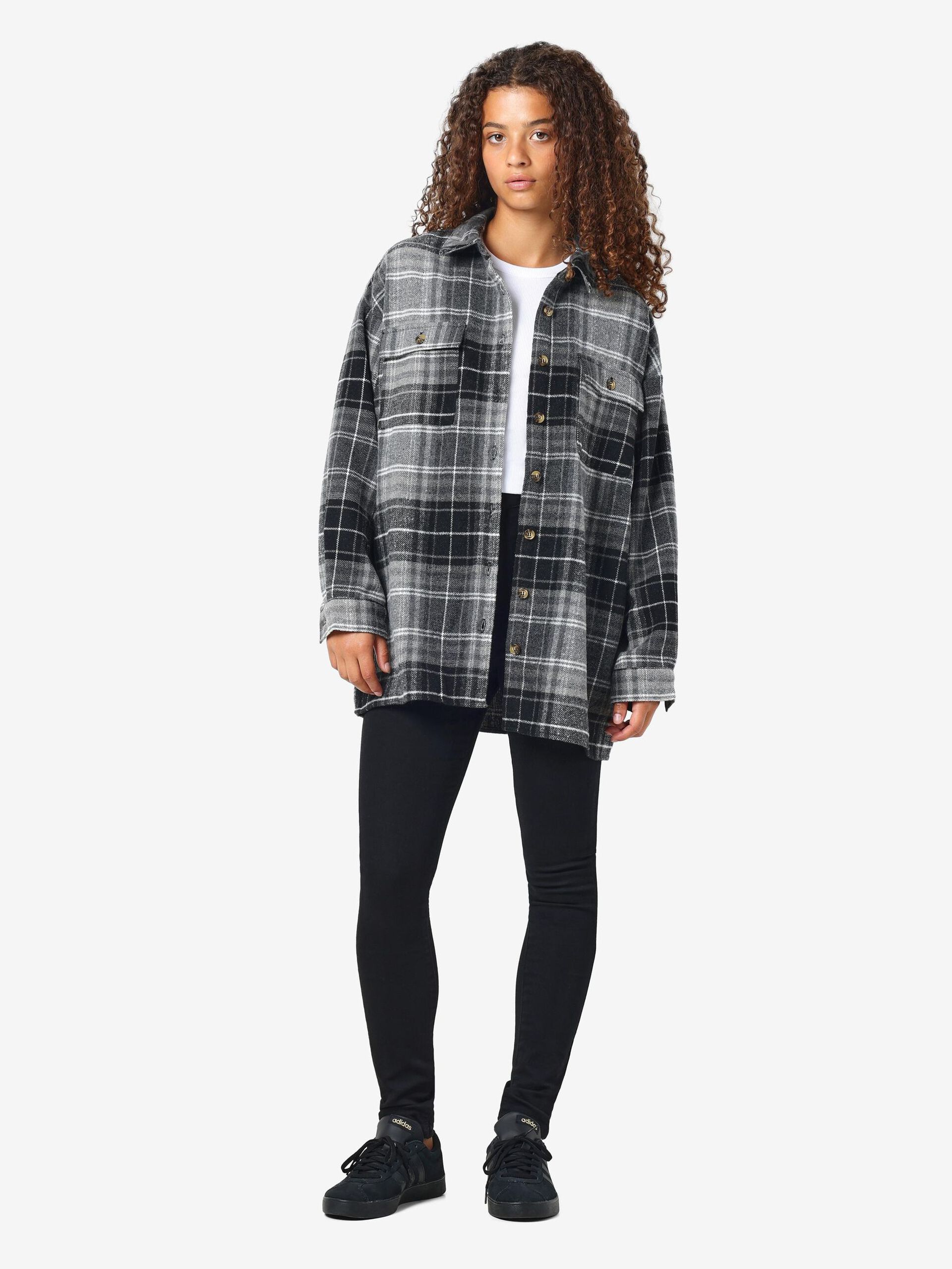 Carousel image - LOOSE FIT SKJORTE, Black | 4