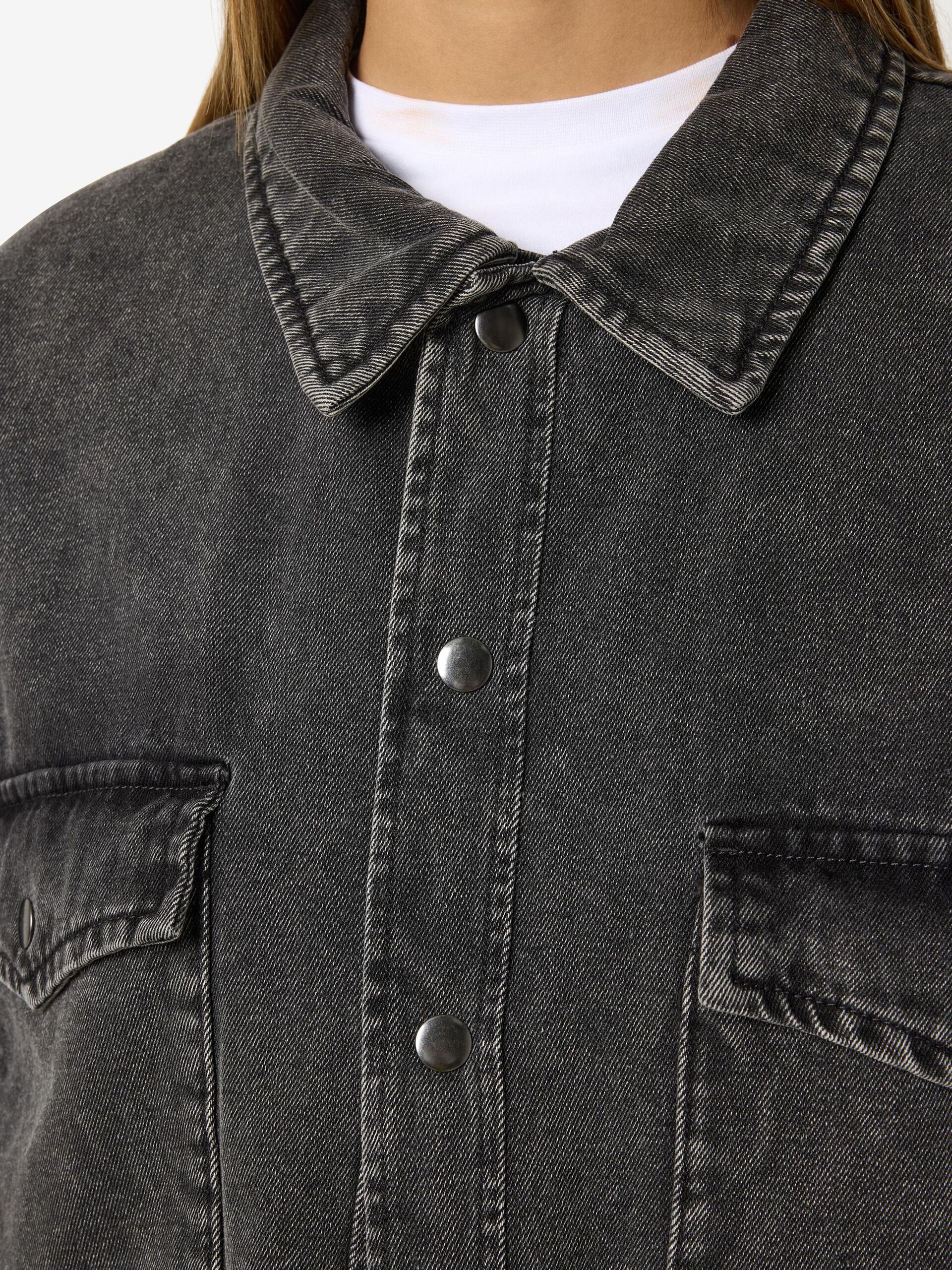 Carousel image - CAMICIA OVER, Dark Grey Denim | 5