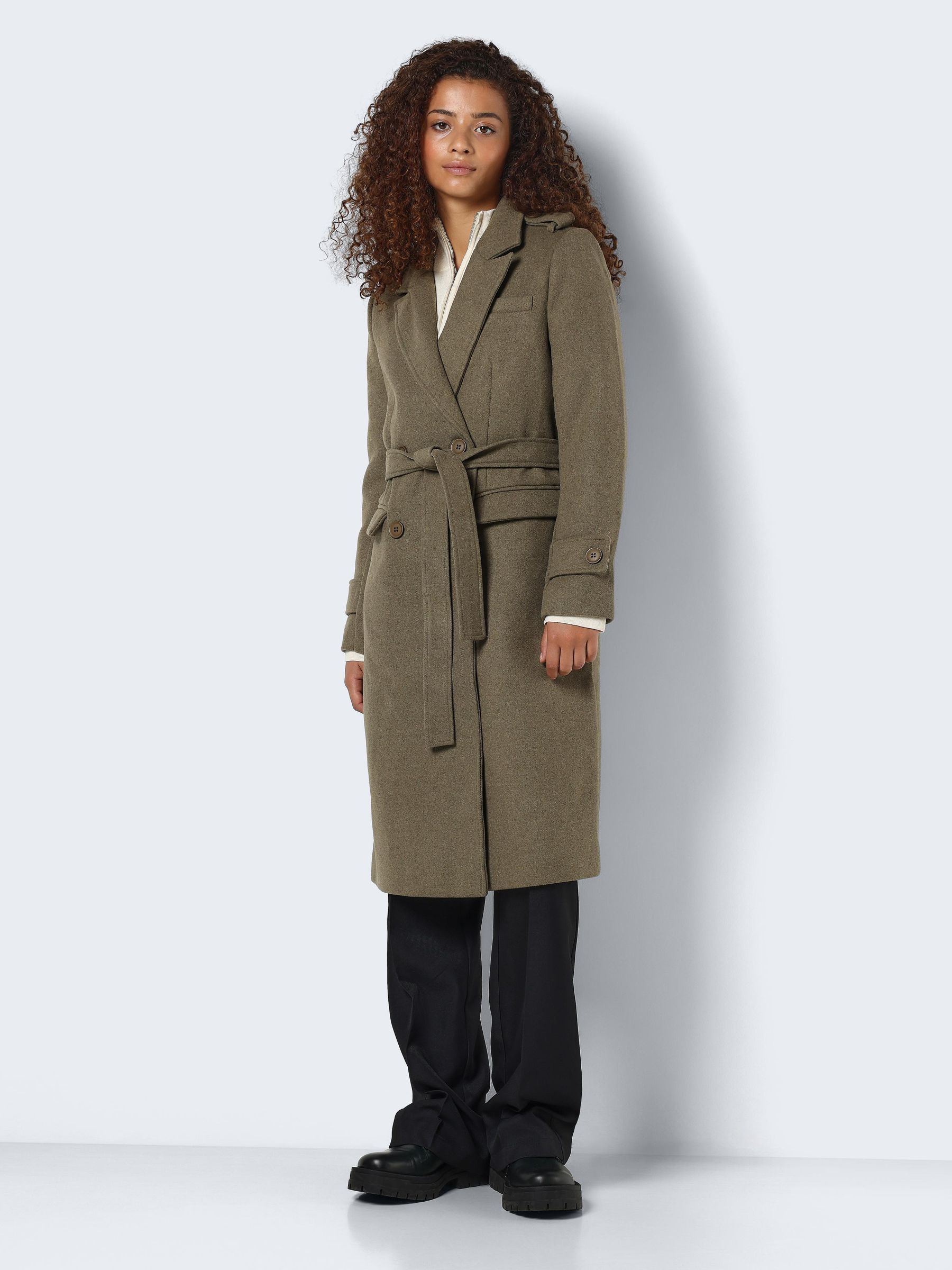 LONG COAT Green NOISY MAY