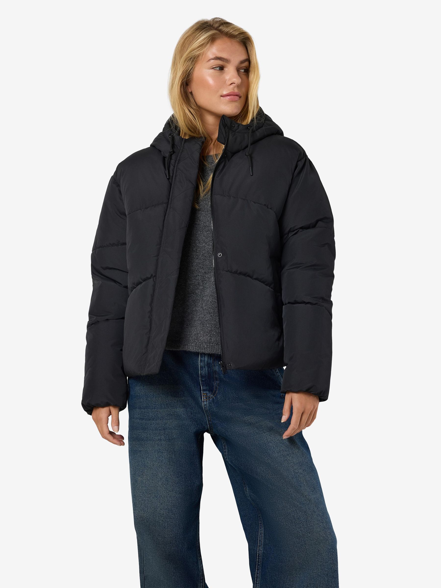 SHORT PADDED JACKET Black NOISY MAY
