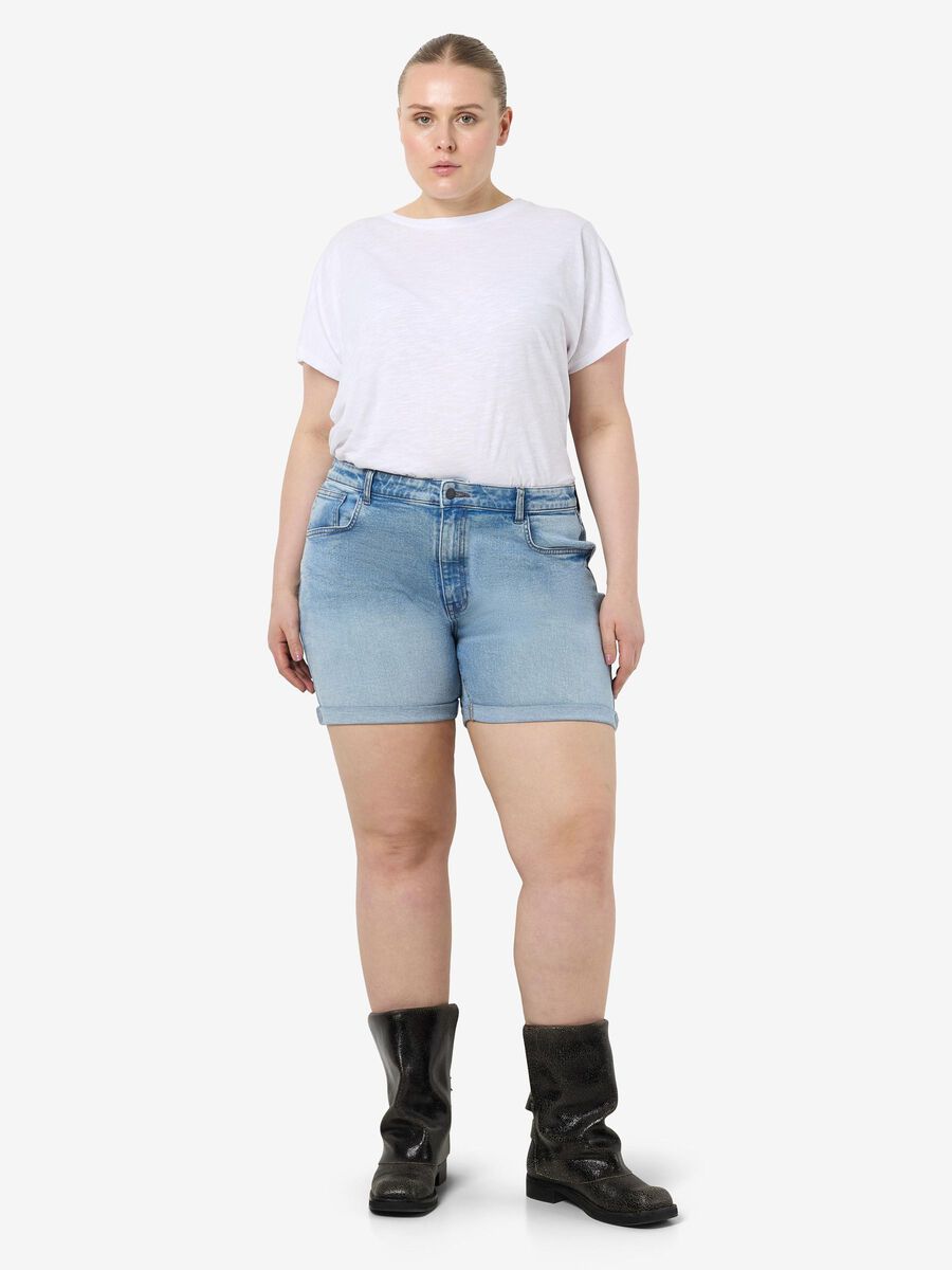 Noisy May CURVE KRÓJ SLIM JEANSOWE SZORTY, Light Blue Denim, highres - 27030541_LightBlueDenim_007.jpg